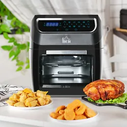 Do you want to enjoy your favorite fried foods but want to switch to a healthier lifestyle?. HOMCOM has a 4-in-1 air...