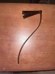 Vintage Metal Candle Snuffer Bell-shaped 12” Black Heavy.