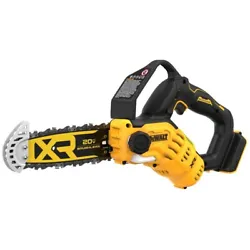 Model DCCS623B. Dewalt 20V MAX Brushless Lithium-Ion 8 in. Cordless Pruning Chainsaw (Tool Only). 20V MAX Brushless...