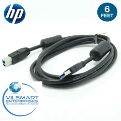 Length: 6ft. The USB 3.0 cord is compatible with Fujitsu ScanSnap iX500 scanner, Dell S2340T monitor, Dell USB 3.0...