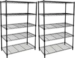 √ Adjustable shelving height, customize height for different things. These compact shelves are perfect for adding...