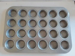 Chicago Metallic Vintage Mini Muffin Pan 24 Muffins. Good vintage condition. 2 small dings see pictures. 24 mini 2