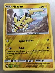 Carte Pokémon REVERSE Pikachu 40/147 SL3 Ombres Ardentes FR NEUF.