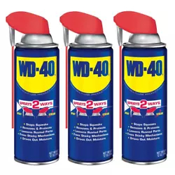 The WD-40 Multi-Use Product is truly a toolkit in a can with its permanently attached Smart Straw that Sprays 2 Ways....