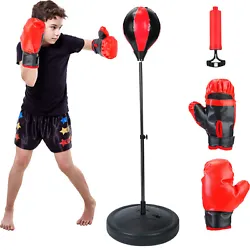 Punching Bag For Kids Junior Boxing Set w/ Boxing Gloves Height Adjustable Free Standing. Are you troubled because your...