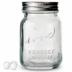 Charm your guests with this adorable small mason jar favor. Our miniature mason jars feature clear glass and a...