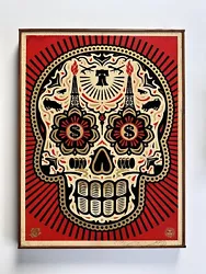 This unique piece of art was created by the renowned artist Shepard Fairey and features a striking Power and Glory Day...