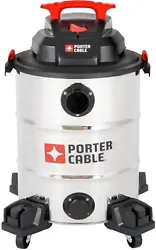 The PORTER-CABLE 10 gal. A powerful blower port instantly converts the 10 gal. A built-in tank drain makes it easy to...