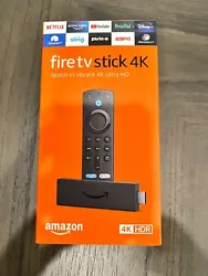 Amazon Fire TV Stick 4k HRD Alexa Voice Remote Streaming, FireStick New-Sealed. Brand New in Box Seal