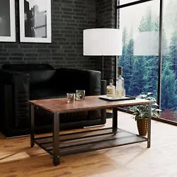 A classic rectangle coffee table has been a ubiquitous part of the living room for decades. Industrial coffee table...
