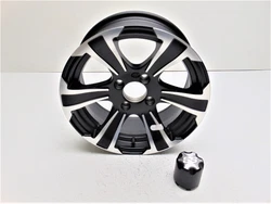 ITP SS312 Golf Cart Wheel 14X6 4/4 Bolt Pattern 3+3 Offset SS312 1428466404B.