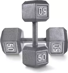 💪 CHOICES – This cast iron dumbbell group from Essentials is available in a variety of sizes from as low as 1, 3,...