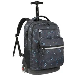 This 20-inch backpack on wheels for boys, girls and adults converts from a rolling backpack for kids and adults into a...