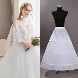 Occasion: Petticoat Crinoline for Wedding Dress Quinceanera gown, and other special occasion dress. 1x 3 Hoop Hoopless...