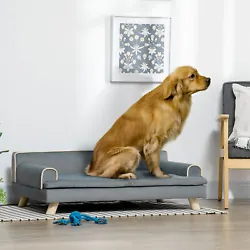 Give your pet the gift of luxury lounging with soft, buoyant cushions and a wide-open place to stretch out. ● Tough...
