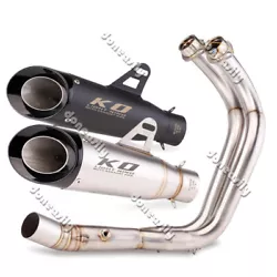 For Yamaha MT07 FZ07 XSR700 2014-2022. Exhaust Pipe. Exhaust Connect Pipe. Exhaust System Pipe. For Yamaha. Type: Front...