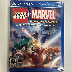 LEGO Marvel Super Heroes - Universe in Peril (Sony PlayStation Vita, 2013) NEW!!.