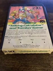2-Xl Game “Talking Calculator” and number Game. 8-track game *as is* (worked when last used, not able to test now)