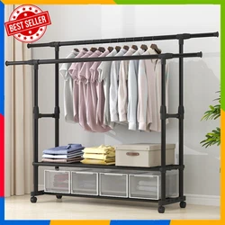 【Wide Range of Uses】 The clothes hanger can not only hang clothes, scarves and dresses, but also place shoes and...