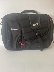 Cadillac Ful commuter Laptop messenger computer Bag Black Polyester. Padded 17” laptopWater bottle pouchAdjustable...