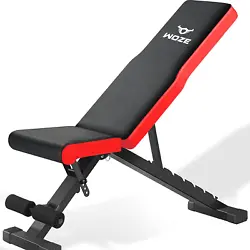 So this adjustable weight bench is also the incline, decline or flat bench. It takes only 3 seconds to fold the...