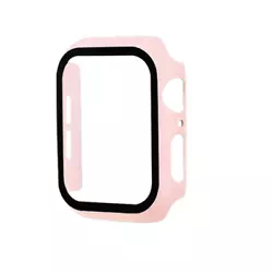 For Apple Watch 42mm Hard PC Bumper Case with Tempered Glass PINK For Apple Watch 42mm Hard PC Bumper Case with...