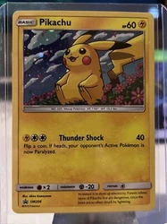 Pokémon TCG Pikachu SM Black Star Promo SM206 Holo Promo LP/NM.