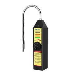 Upgraded 5 LED indicators reflect gas concentration.Freon leak detector triggers on R22, R134A, R404a, R410A and all...