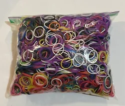 Rainbow Loom Colorful Rubber Bands Lot assorted jewlery making Kids Crafts EUC.