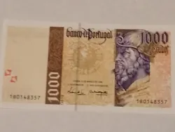Billet 1000 Escudos Portugal 1998 NEUF.