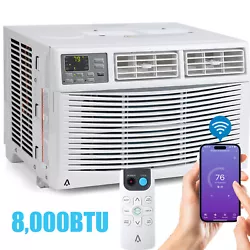Powerful BTU Cooling Capacity - 8,000 BTU effectively cools between 300 and 350 sq. ft., ideal for making a room...