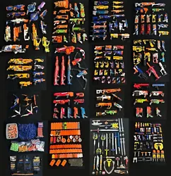 150+ Blasters. This is an enormous lot of Nerf weaponry. Everything in the picture is included. All pieces to all guns...