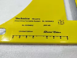 Kit complet de sérigraphie pour Technics SL 1210, SL 1200 MK2 en couleur blanche, échelle de hauteur, édition...