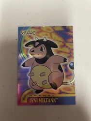 Pokemon Card - Miltank #241 - Johto Series - Topps Holo Foil LP.