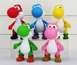 You will receive 5 Yoshi as shown in the picture. Perfect for Kids, Children, Girls, Boys. Movable head and arms. Great...