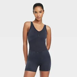•V-neck seamless bodysuit •Front elastic •Soft, stretchy fabric •Pull-on style  Description  From a workout to...