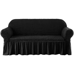 Fit Just Right : Our sofa cover with skirt can suitable for most type of sofas, such as: Antique Sofa, Leather Sofa,...