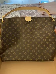 Louis Vuitton Graceful Shoulder Bag MM Beige Canvas. Matching wallet included. ALL BRAND NEW.