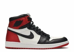 Jordan 1 Retro High Satin Black Toe 2019. CONDITION OF ITEM(S).
