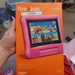 Amazon Fire 7 Kids Edition (9th Generation) 16GB, Wi-Fi, 7in - Pink (Tablet +....