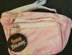 SPENCERS GIFTS EXCLUSIVE FANNY PACK  TIE DYE PINK WITH UNICORN LOGO  NEW WITH TAGS