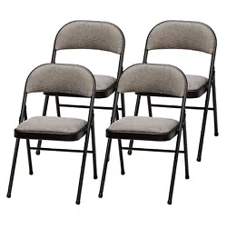 As this chair set is foldable and lightweight, portability is not an issue so bring them to your next event. Each fold...