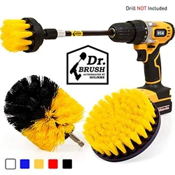 3 shape of brushes clean your bathtub, grout, upholstery, bathroom surface, floor, tile, shower, toilet and carpet etc,...