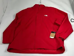 Size: Big 4X. Style: Rain Jacket. Closure: Zip. Size Type: Big & Tall. Type: Jacket. Color: Red. Length: 32