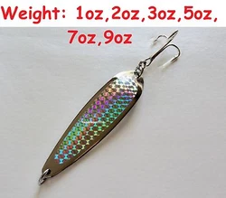 1oz, 2oz ,3oz ,5oz, 7oz, 9oz. MAY BE USED FOR: CASTING & TROLLING; BANK, JETTY, & SURF FISHING. CAN BE USED IN BOTH...