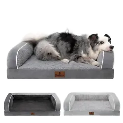 🐾【EGG-CRATE ORTHOPEDIC】 Pet bed with 4