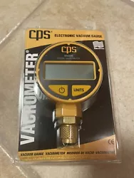 CPS VG200 Digital Vacrometer Vacuum Gauge. Packaging has crack at top but contains all items.