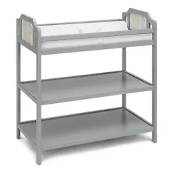 Finish: Gray, graystone. The coordinating, Suite Bebé Brees changing table is the easiest and safest place to change...