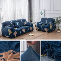 Sofa Couch Slip Over Easy Fit Stretch Covers Elastic Fabric Fit Settee Protector. Super Fit Stretch Sofa Slipcover1 2 3...