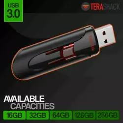 No more hunting for that misplaced cap. The Cruzer Glide 3.0 USB flash drive features an easy-to-use retractable...